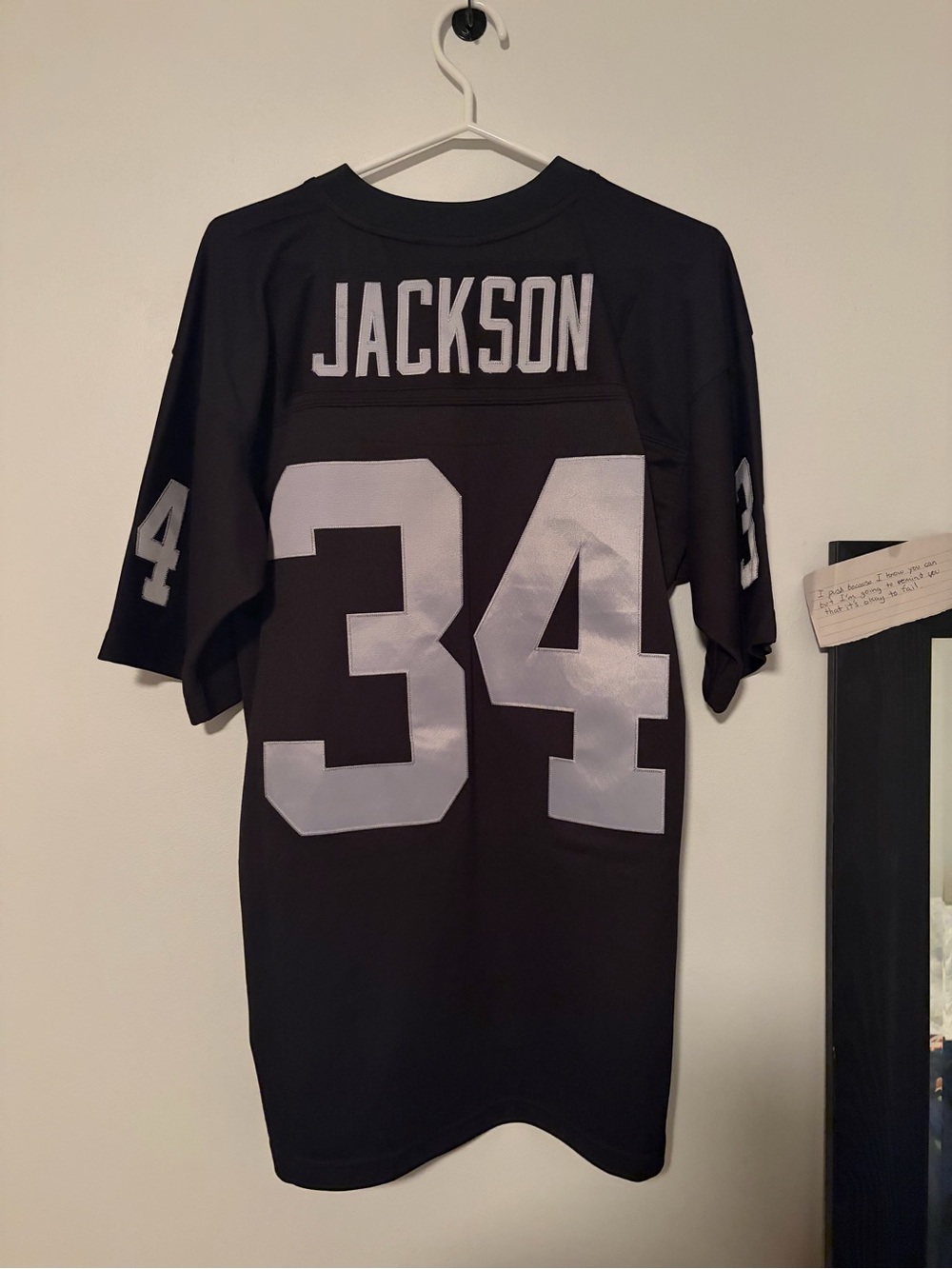 Bo Jackson Throwback Las Vegas Raiders Jersey “34” - Picture 2 of 4